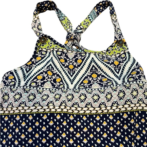 Matilda Jane girls size 10 tank style romper black and green EUC - Picture 3 of 5